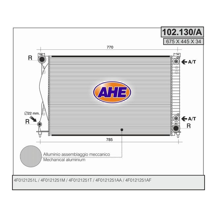 102130/A  AUDI A6 IV 2.4 V6 24V - 3.0 V6 30V - 3.2 FSI V6 24