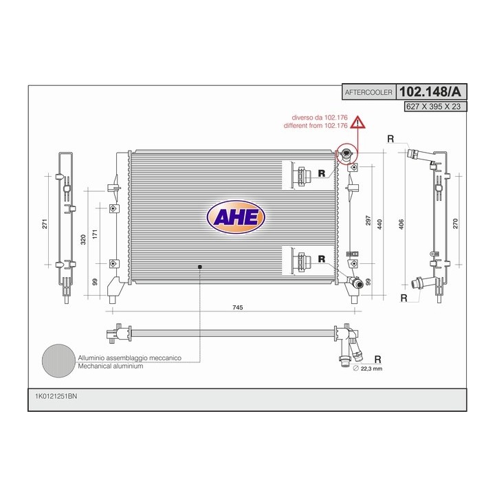 102148/A  VOLKSWAGEN  Golf V/VI 1.2TSI/1.4TSI  +/-AC  M/AT 0