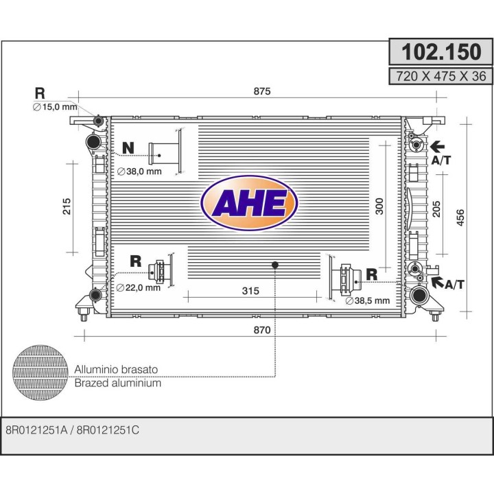 102150  AUDI Q5 (8R) 3.0 Tdi
