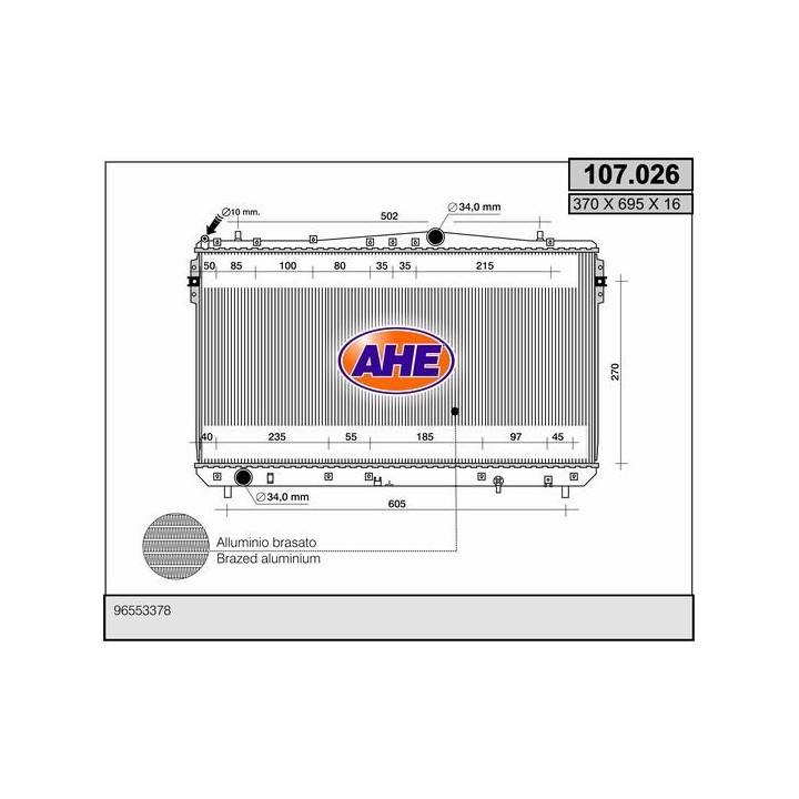 107026  DAEWOO - CHEVROLET Lacetti 1.4 / 1.6 / 1.8 16V