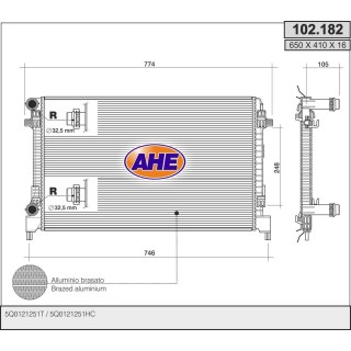 102182  SEAT Leon (5F1) / SKODA Fabia (NJ3) / Octavia (5E3