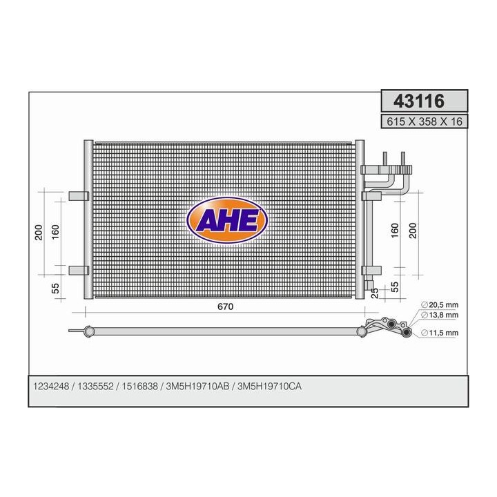 43116  FORD Focus II 1.4-1.6-1.6Ti-2.0-1.6 TDCI-2.0 TDCI