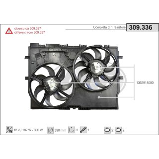 309336  VENTILADOR FIAT DUCATO 2.0D MULTIJET-3.0D 07.06-