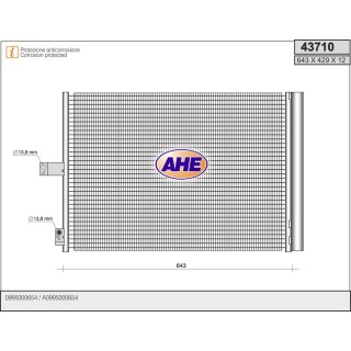 43710  COND MERCEDES CLASSE C/CLS/E W204/W