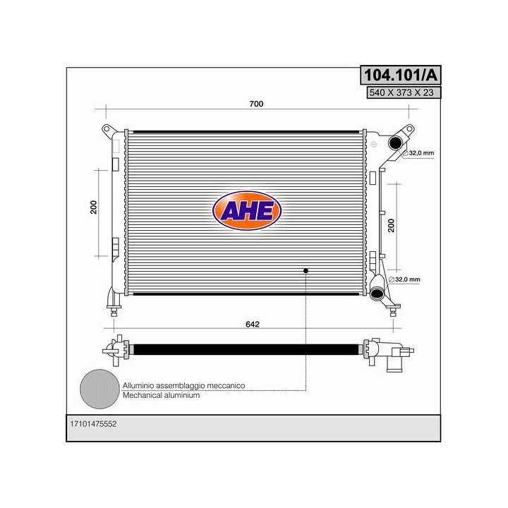 104101/A  MINI Cooper  / MINI One1.6 16v  01-
