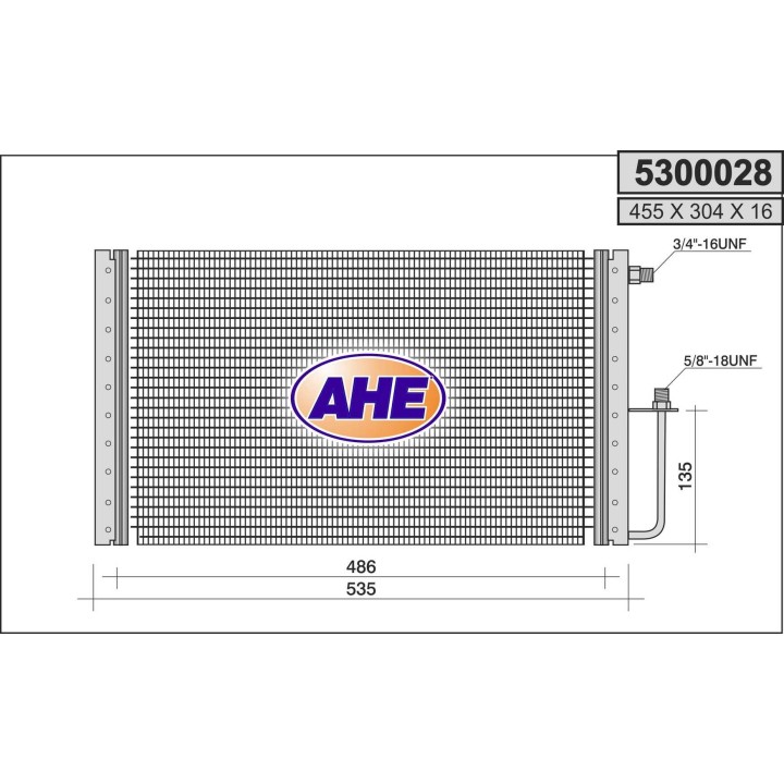 5300028  COND  UNIVERSALI  mm 304x584x16