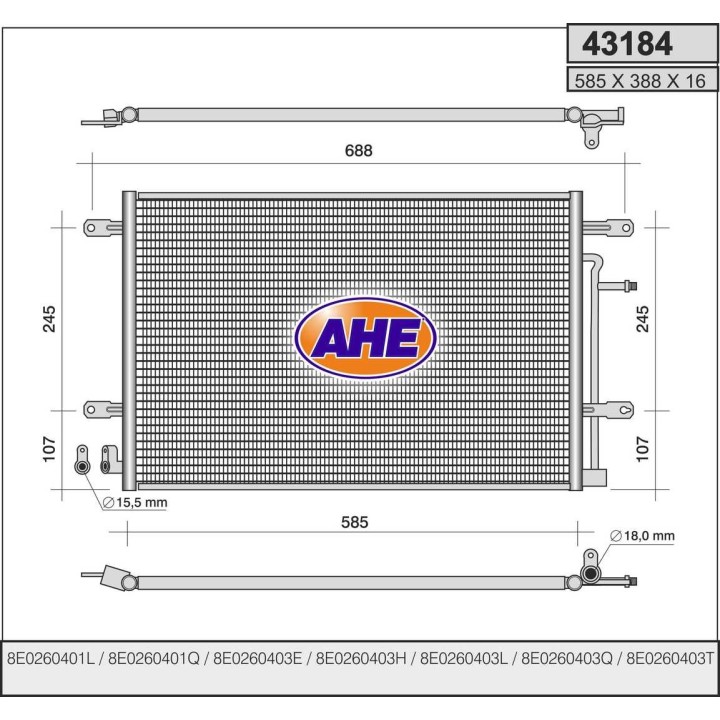 43184  AUDI A4 III / Quattro 1.6 -1.8 Turbo-2.0 20V TFSI-