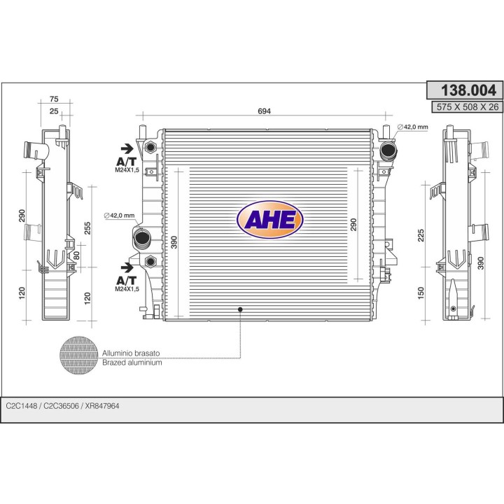 138004  JAGUAR S-Type 2.5-3.0-4.0-4.2