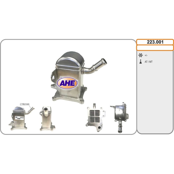 223001  EGR Cooler RENAULT Megane III/Scenic III 1.9dCi 11