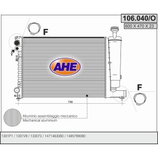 106040/O  CITROEN Jumpy I/II 1.6 - FIAT Scudo I/II 1.6 - 2.0