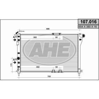 107016  DAEWOO - CHEVROLET Nubira I 1.6-2.0