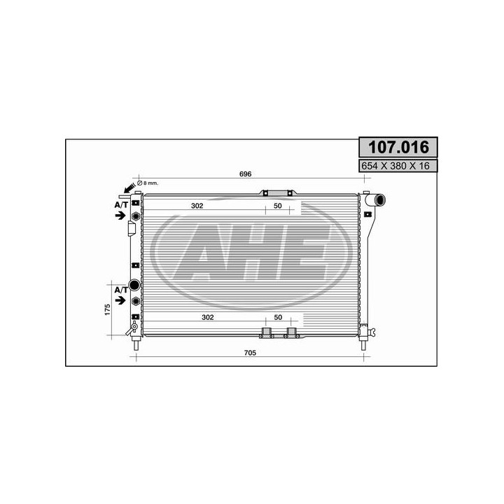 107016  DAEWOO - CHEVROLET Nubira I 1.6-2.0