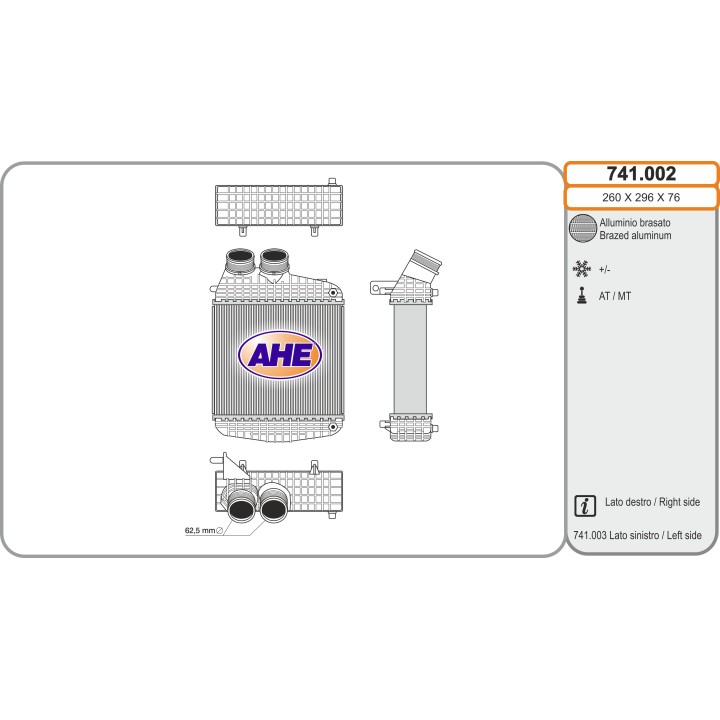 741002  MASERATI Ghibli/Levante/Quattroporte 3.0V6