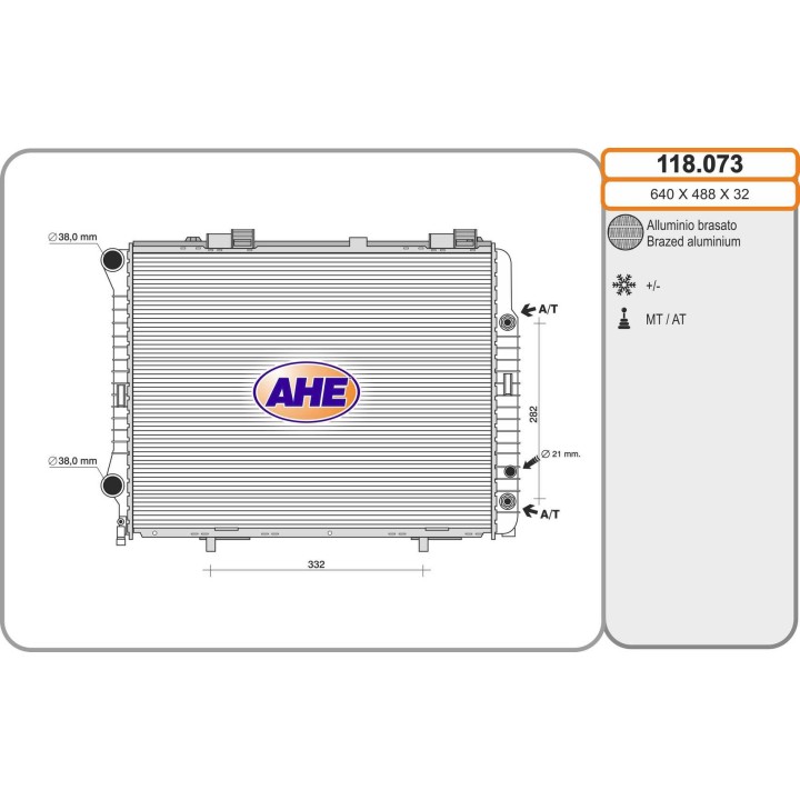 118073  MERCEDES W210 E280/320 AT +/-AC