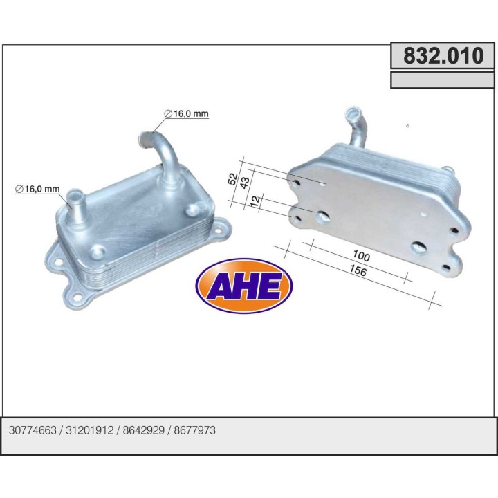 832010  VOLVO S60/S70/S80/V70/XC70 2.4D - D5  09.98-