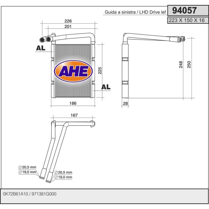 94057  KIA Rio II (JB) 1.4 - 1.6 - 1.5 CRDi  05- (Guida a