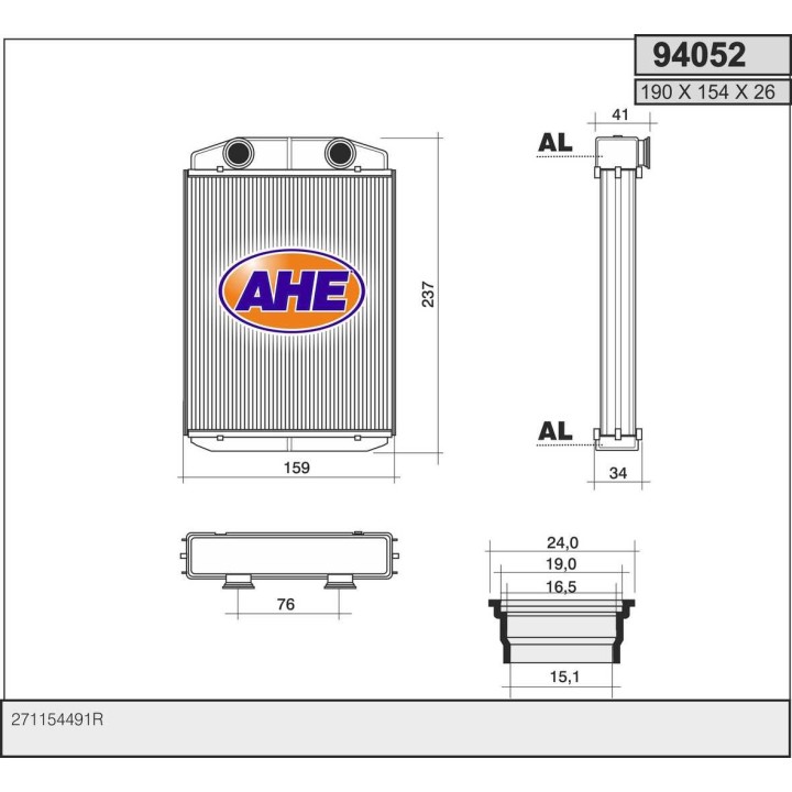 94052  DACIA Dokker / Lodgy 1.2 Tce - 1.6 i 16V - 1.6 LPG