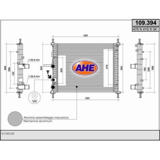 109394  FIAT Multipla 1.6 16V 01.04-