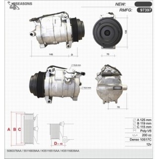 97397  CMP  CHRYSLER Grand Cherokee 2.7 CRD 99/05