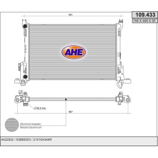 109433  FIAT Talento 1.6 D / OPEL Vivaro 1.6 CDTi / RENAUL