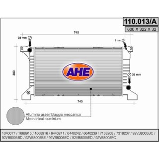 110013/A  FORD Transit IV (E_ _) 2.0 i - 2.5 Diesel