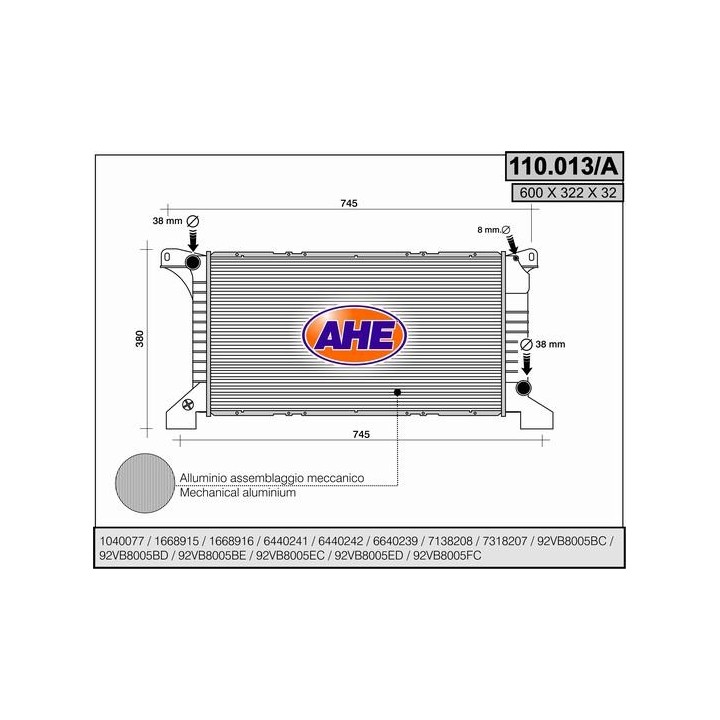 110013/A  FORD Transit IV (E_ _) 2.0 i - 2.5 Diesel