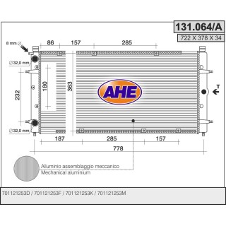 131064/A  VOLKSWAGEN Transporter II 1.8-2.0-2.5-1.9D-2.4D