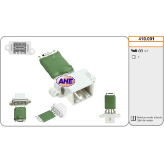 410001  Res. Vent. Ab. FORD C-Max/Fiesta V/Fiesta VI/Focus