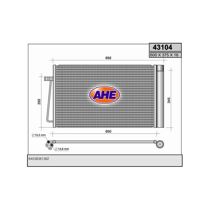 43104  BMW Serie 5 (E60) 520 D-525 D-530 D-535 D