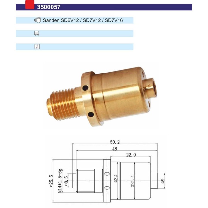3500057  VALVULA CONTROL COMP SANDEN