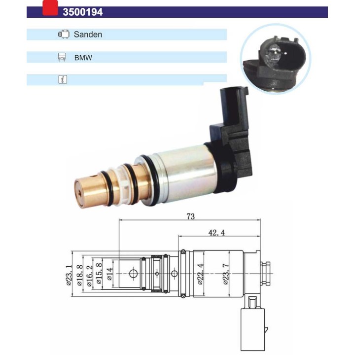 3500194  VALVULA CONTROL COMP BMW