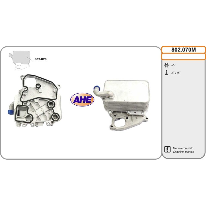 802070M  Modulo Oilc. AUDI/VOLKSWAGEN A4/A5/A6/A7/A8/Q5/Q7/