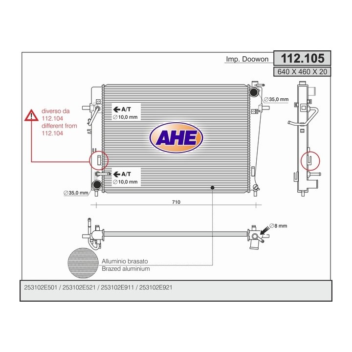 112105  HYUNDAI Tucson 2.0 CRDi / KIA Sportage 2.0 CRDi  -