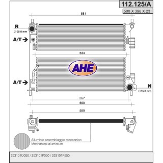 112125/A  RAD HYUNDAI/KIA ix20/Venga 1.2/1.4/1.6 +/-AC AT 09