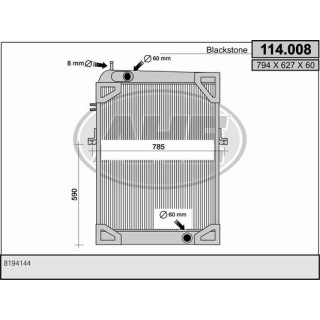 114008  Rad. IVECO 190.36 Behr/Black 3 file aft.