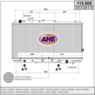 115008  KIA Carens III (UN) 1.8 / Mentor II (FB522) 1.6 /