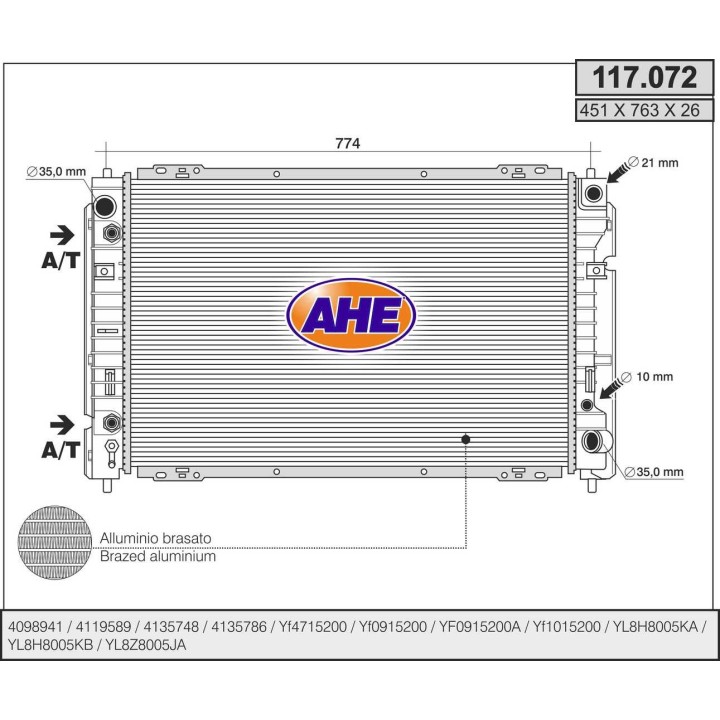 117072  FORD Maverick  2.0 i / MAZDA Tribute (EP) 2.0 i 16