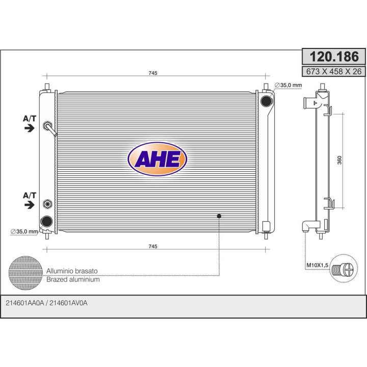 120186  NISSAN Murano (Z51) / Quest IV (RE52) 3.5 i 24V