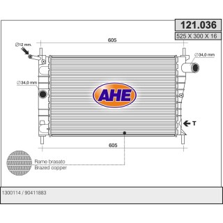 121036  OPEL Astra F 1.4-1.6