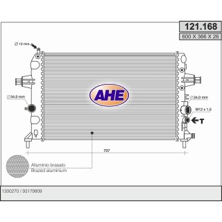 121168  OPEL Astra G (F48_, F08_) 1.6 i 16V / Zafira (F75)