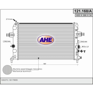 121168/A  OPEL Astra G (F48_, F08_) 1.6 i 16V / Zafira (F75)