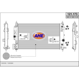 121173  OPEL Astra J / Cascada (W13) / Insignia /  Zafira