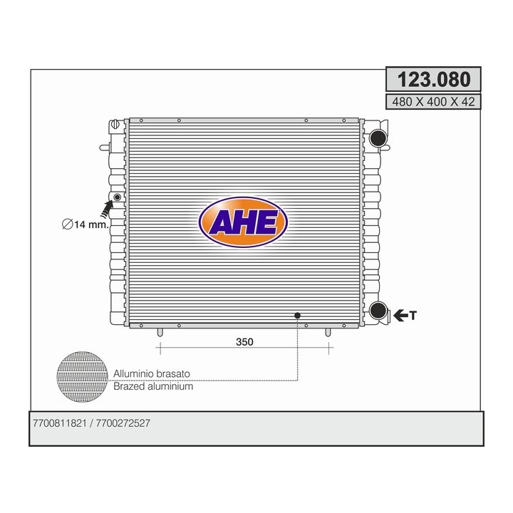 123080  RENAULT R 19 1.7 / Trafic II 2.0 - 2.2 - 2.1 D