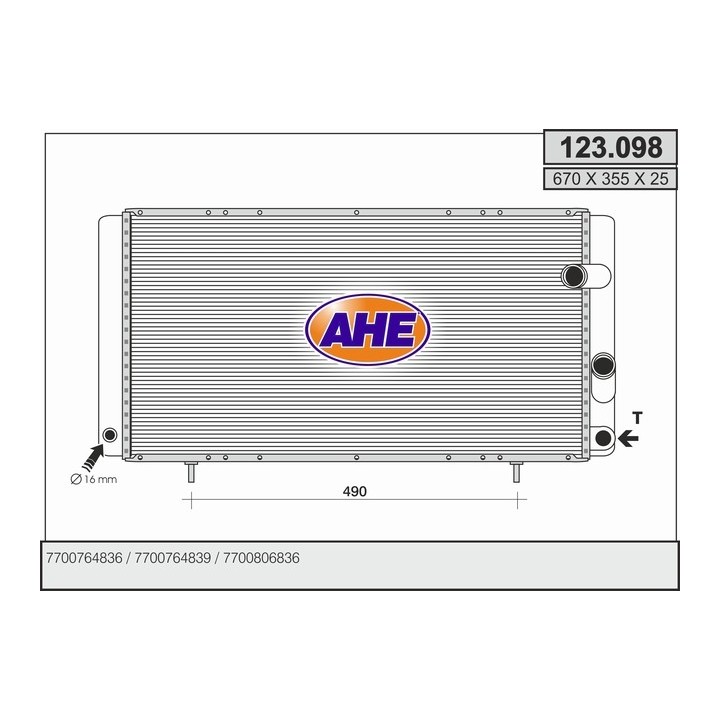 123098  RENAULT R 21 I/II  2.0-2.2-2.1D/TD