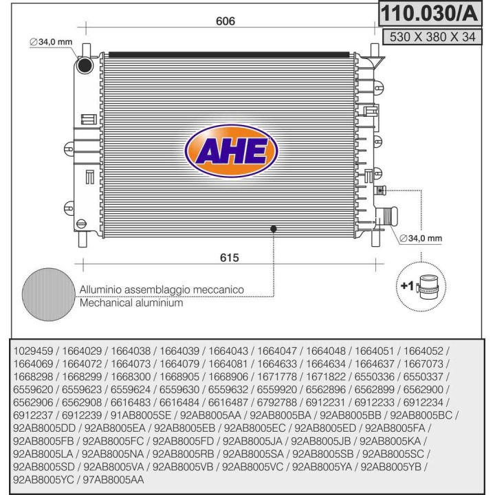 110030/A  FORD Escort V 1.4-1-6-1.8-2.0