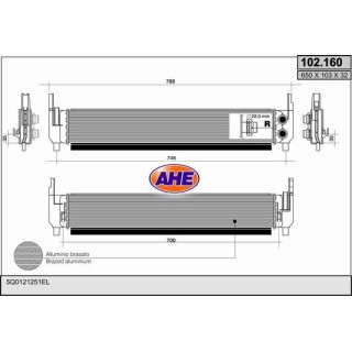 102160  AUDIA3 (8V1) -- 20121.2 TFSIH/A+/-09.12- RAD.AUXIL