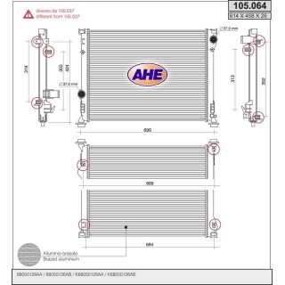 105064  CHRYSLER 300 C 2.7 - 3.5 - 5.7 - 6.1 - 3.0 CRD V6