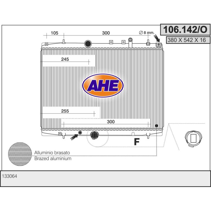106142/O  CITROEN C 5 I 1.8-2.0-2.0Hdi / PEUGEOT 406 II 2.0