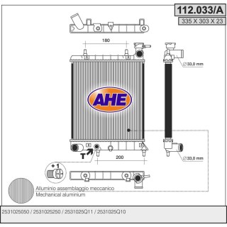112033/A  HYUNDAI Accent III 1.3-1.5-1.6+ /- AC 99-