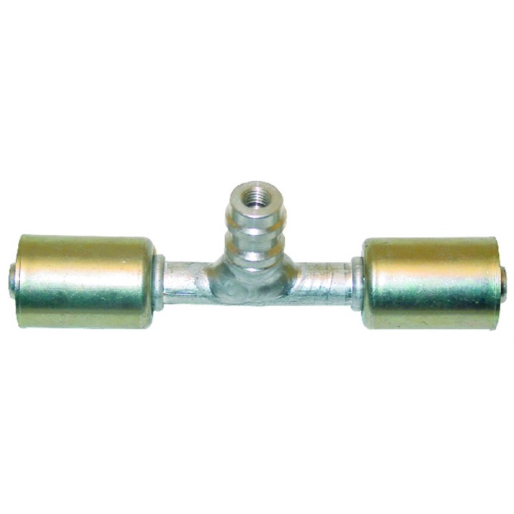 20116041AC  ESPIGA UNION #6 #6 TOMA R134A ALTA CAS ACERO